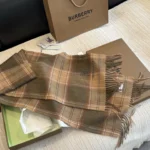Burberry Check Reversible Lambswool Scarf - Image 7