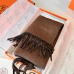 Hermès Reversible Cashmere Scarf - Image 7