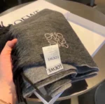 Loewe Anagram Reversible Wool Scarf - Image 8