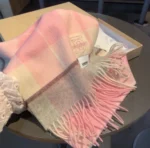 Burberry Check TB Cashmere Scarf - Image 8