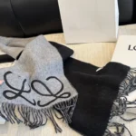 Loewe Anagram Reversible Cashmere Scarf - Image 8