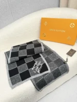 Louis Vuitton Damier Heritage Knit Wool Scarf