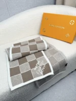 Louis Vuitton Damier Heritage Knit Wool Scarf - Image 8