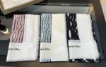 Dior Wave Pattern Cashmere Silk Stole - Image 8