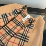 Burberry Check Cashmere Cape - Image 8