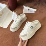 Dior Star White Leather Sneakers - Image 8