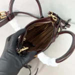Prada LuxSoft Bonnie Mini Leather Bag 23.5cm - Image 8