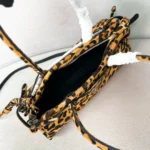 Prada LuxSoft Bonnie Leopard Print Bag 32cm - Image 8