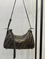 Fendi Simply Fendi Medium FF Jacquard Hobo Bag 34.5cm - Image 8