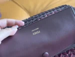 Fendi Baguette Woven Leather Bag 27cm - Image 8