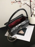 Chanel 26A Bowling Bag with Chain 23cm - Image 8