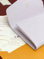 Louis Vuitton Sarah Wallet Monogram Empreinte Misty Lilac 19cm - Image 8