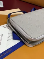 Louis Vuitton Zippy Wallet Monogram Empreinte Grey 19.5cm - Image 8