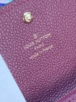 Louis Vuitton Emilie Wallet Monogram Empreinte Bordeaux 19cm - Image 8