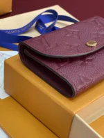 Louis Vuitton Monogram Empreinte Coin Purse Bordeaux 11cm - Image 8