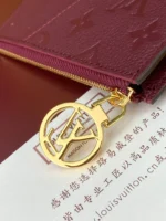Louis Vuitton Romy Card Holder Monogram Empreinte Bordeaux 12cm - Image 8