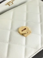 Chanel New 2026 Panda Color Kangpeng Small Wallet Model 6554 16x24x5cm - Image 8