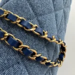 Chanel OHANEL Denim Shoulder Bag 26cm - Image 8
