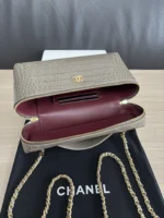 Chanel Khaki Handbag - Image 8