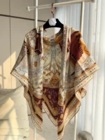 Louis Vuitton x TM Monogram Superflat Flowers Scarf 135x135 cm - Image 8