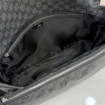 Gucci Essence Classic GG Messenger Bag Black 35.5cm - Image 8
