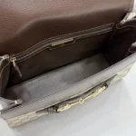 Gucci Primavera Horsebit GG Canvas Shoulder Bag 27.5cm - Image 8