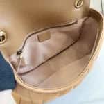 Gucci GG Marmont Vertical Quilted Suede Shoulder Bag 26cm - Image 8