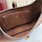 Gucci Jackie 1961 Perforated GG Suede Shoulder Bag 28cm - Image 8