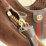 Gucci Giglio Perforated GG Suede Tote Bag 25cm - Image 8