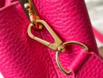 Louis Vuitton Capucines Mini Rattan Basket Bag Fuchsia 21cm - Image 8