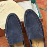 Loro Piana Summer Walk Men's Suede Moccasin FAE8124 W948 - Image 7