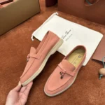 Loro Piana Summer Charms Walk Women's Suede Moccasin FAE5444 30GB - Image 8