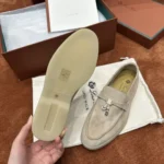 Loro Piana Summer Charms Walk Women's Suede Moccasin FAE5444 D0EE - Image 8