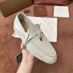 Loro Piana Summer Charms Walk Women's Suede Moccasin FAE5444 A760 - Image 7