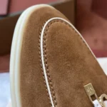 Loro Piana Charms Walk Babouche Women's Suede Mule FAL5900 HOVY - Image 7