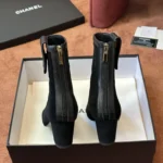 Chanel Quilted Ankle Boots - Image 8