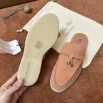Loro Piana Babouche Charms Walk Women's Suede Mule FAI1543 303J - Image 7