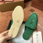 Loro Piana Babouche Charms Walk Women's Suede Mule FAI1543 50PR - Image 7
