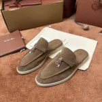 Loro Piana Babouche Charms Walk Women's Suede Mule FAI1543 50KZ