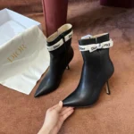 Dior 2026 Embroidered Ankle Boots - Image 8