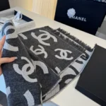 Chanel 26C CC Jacquard Stole - Image 9