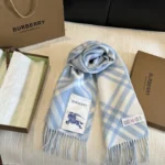 Burberry Check Cashmere Scarf - Image 9