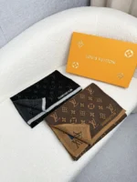 Louis Vuitton Monogram Knit Wool Scarf - Image 9