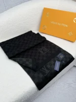 Louis Vuitton Petit Damier Knit Wool Scarf - Image 9