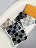 Louis Vuitton Damier Heritage Knit Wool Scarf - Image 9