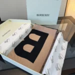 Burberry Logo Letter Reversible Scarf - Image 9