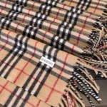 Burberry Vintage Check Cashmere Scarf - Image 9
