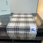 Burberry Check Reversible Cashmere Scarf - Image 9