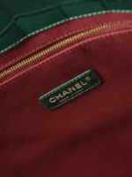 Chanel Supermodel Tote Bag Black Calfskin Gold Double C Logo - Image 9