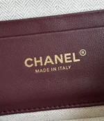 Chanel 26K Shearling Trim Vanity Case - Image 9